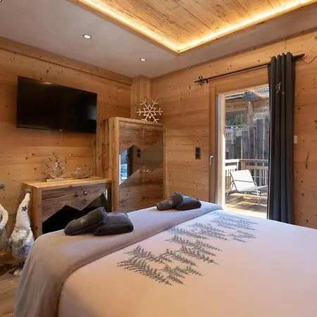 Le Refuge Des 3 Oursons 14 P - With Swim Sauna Tatil Evi